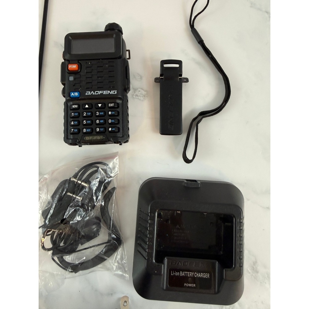 Baofeng BF-F8+ Two Way Radio Portable FM Transceiver Rechargeable Battery